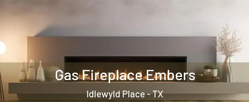 Gas Fireplace Embers Idlewyld Place - TX