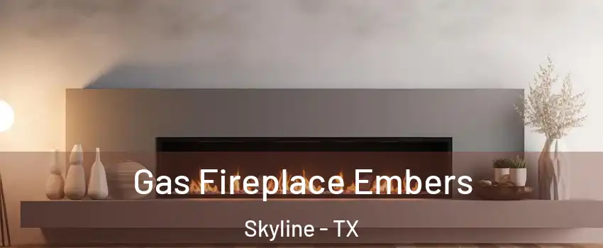 Gas Fireplace Embers Skyline - TX