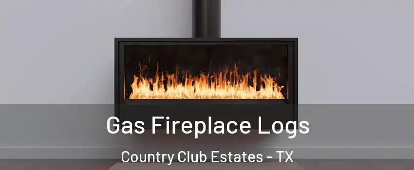 Gas Fireplace Logs Country Club Estates - TX