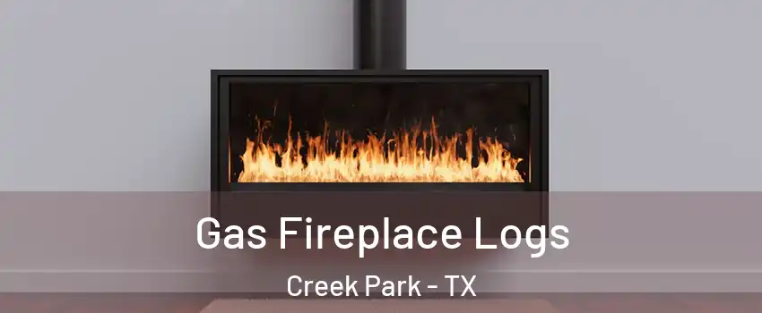 Gas Fireplace Logs Creek Park - TX