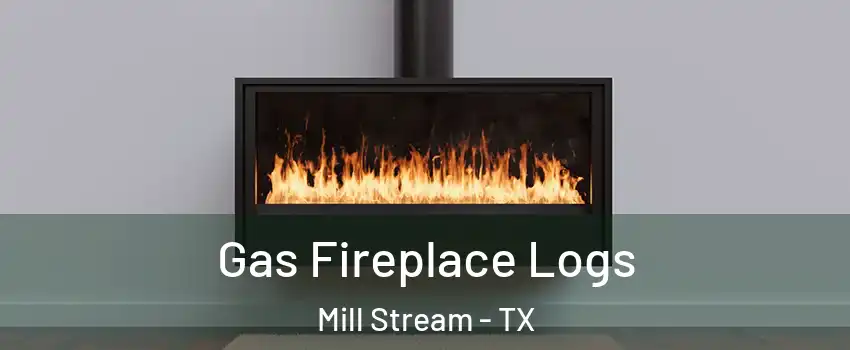 Gas Fireplace Logs Mill Stream - TX