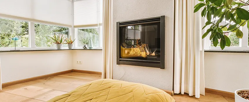 Residential Fireplace Ceramic Glass Installation in Lakeside, TX