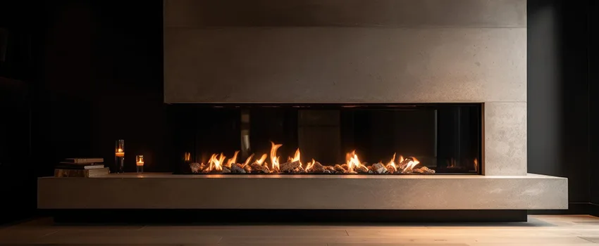 Gas Fireplace Ember Bed Design Services in Lakeside, Texas