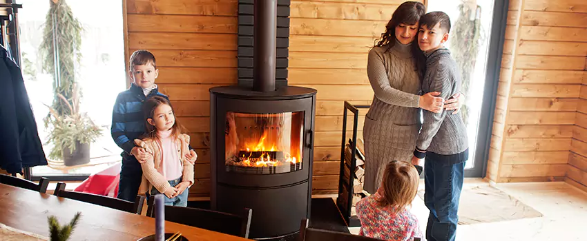 Morso Cast Iron Fireplace Insert Installation in Lakeside, Texas