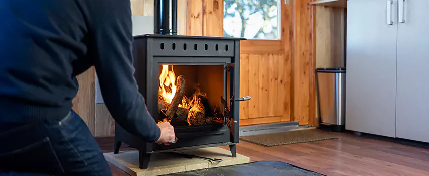 Open Hearth Wood Fireplace Installation in Lakeside, TX