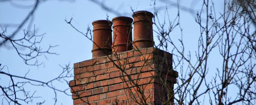 Chimney Crown Installation For Brick Chimney in Lakeside, Texas
