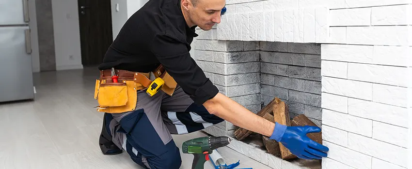 Fireplace Damaged Damper Frame Repair Services in Lakeside, Texas