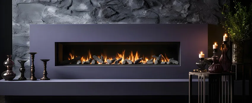 Ember Bed for Ventless Gas Fireplace in Lakeside, TX
