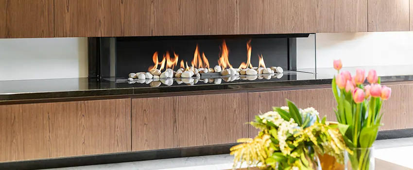 Double-height Fireplace Design Refurbishment in Lakeside, Texas
