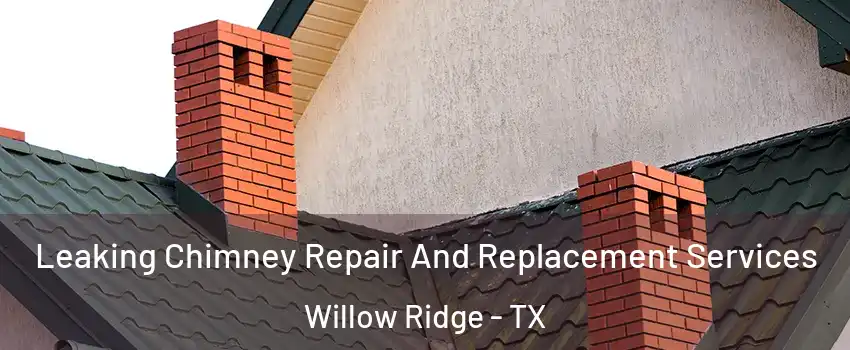 Leaking Chimney Repair And Replacement Services Willow Ridge - TX