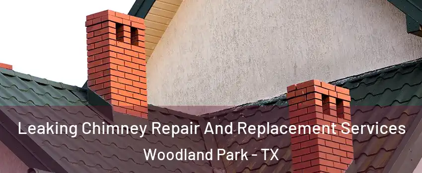 Leaking Chimney Repair And Replacement Services Woodland Park - TX