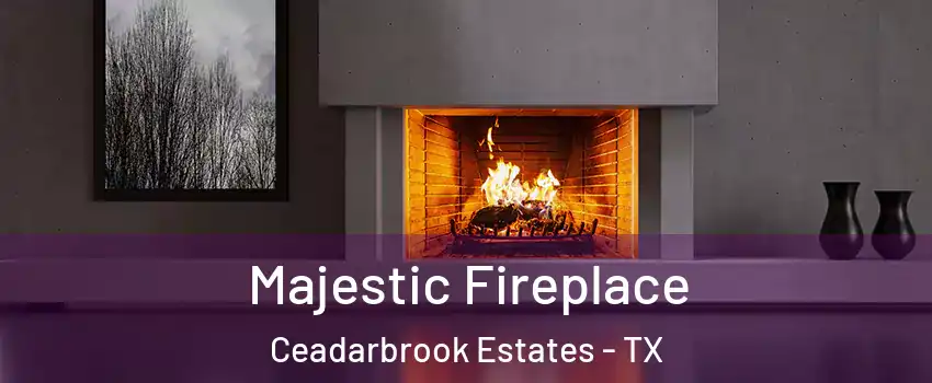 Majestic Fireplace Ceadarbrook Estates - TX