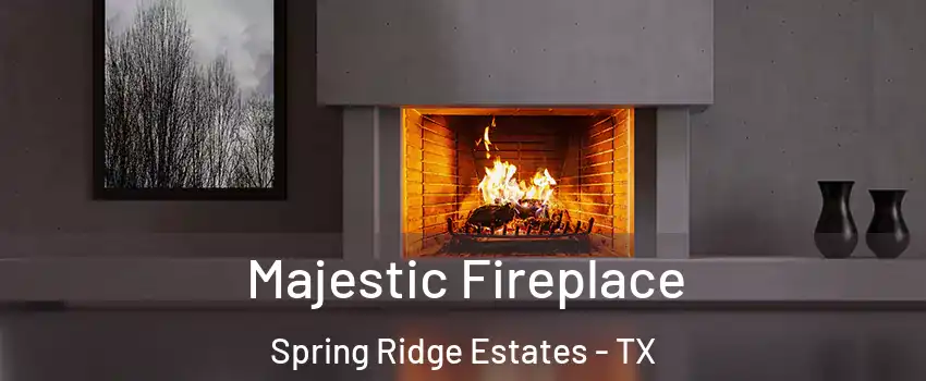 Majestic Fireplace Spring Ridge Estates - TX