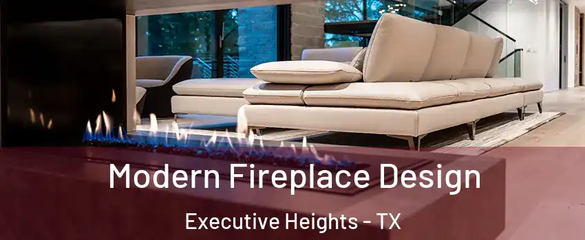 Modern Fireplace Design Executive Heights - TX