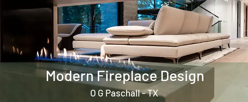 Modern Fireplace Design O G Paschall - TX