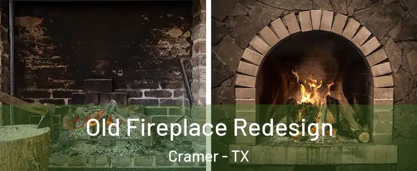 Old Fireplace Redesign Cramer - TX