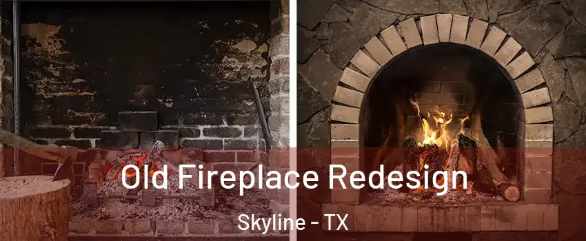 Old Fireplace Redesign Skyline - TX
