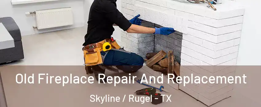 Old Fireplace Repair And Replacement Skyline / Rugel - TX