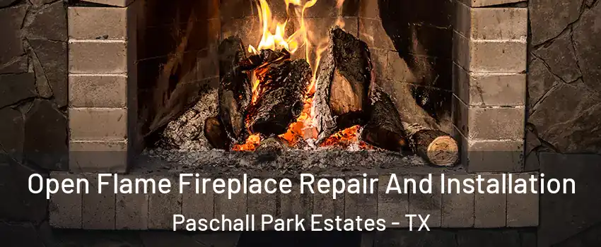 Open Flame Fireplace Repair And Installation Paschall Park Estates - TX