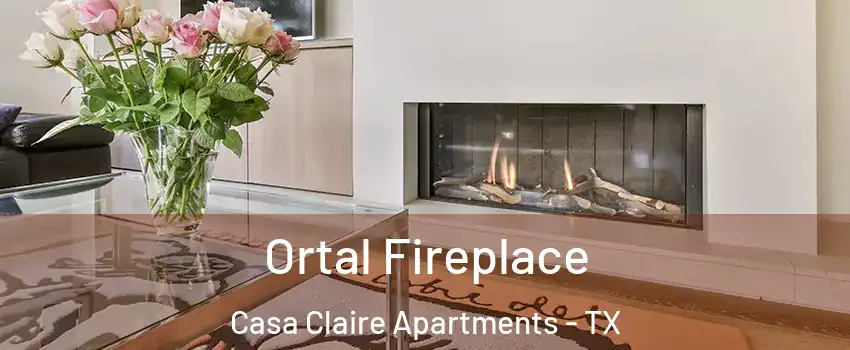 Ortal Fireplace Casa Claire Apartments - TX