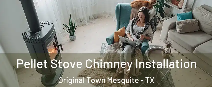 Pellet Stove Chimney Installation Original Town Mesquite - TX