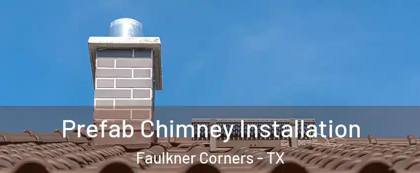 Prefab Chimney Installation Faulkner Corners - TX