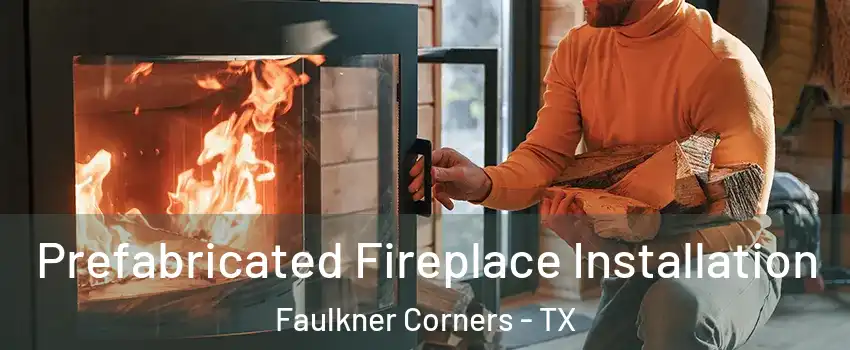 Prefabricated Fireplace Installation Faulkner Corners - TX