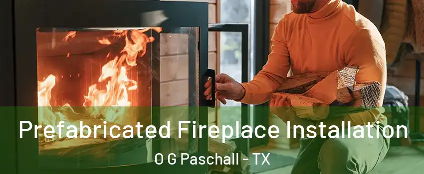 Prefabricated Fireplace Installation O G Paschall - TX