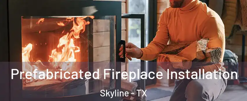 Prefabricated Fireplace Installation Skyline - TX