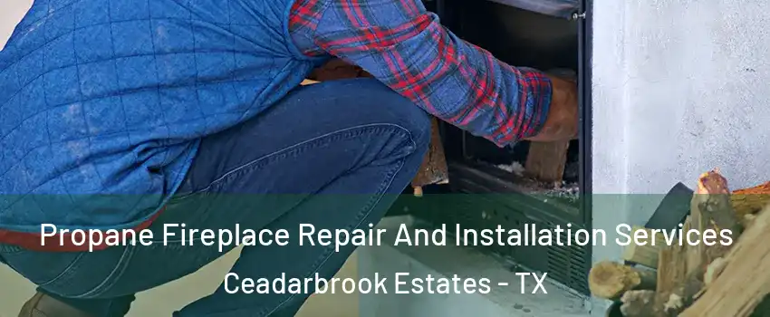 Propane Fireplace Repair And Installation Services Ceadarbrook Estates - TX