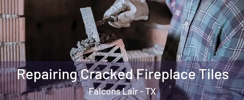 Repairing Cracked Fireplace Tiles Falcons Lair - TX