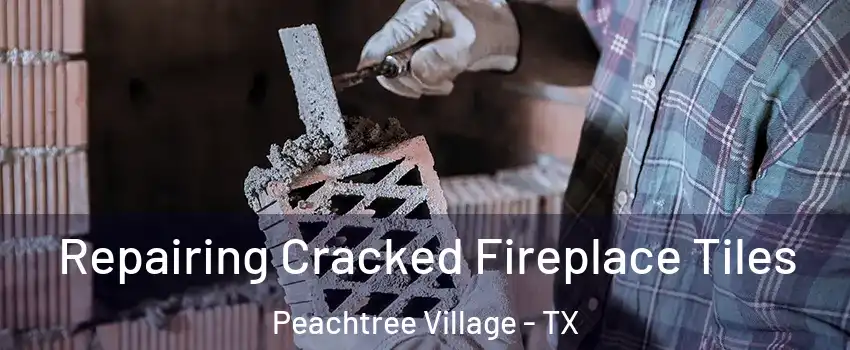 Repairing Cracked Fireplace Tiles Peachtree Village - TX