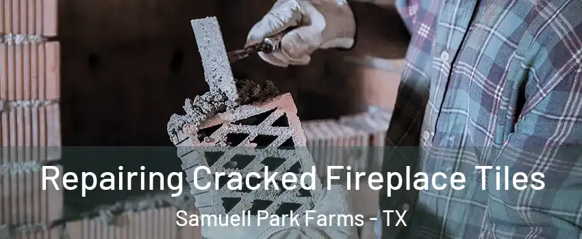 Repairing Cracked Fireplace Tiles Samuell Park Farms - TX