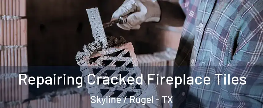 Repairing Cracked Fireplace Tiles Skyline / Rugel - TX