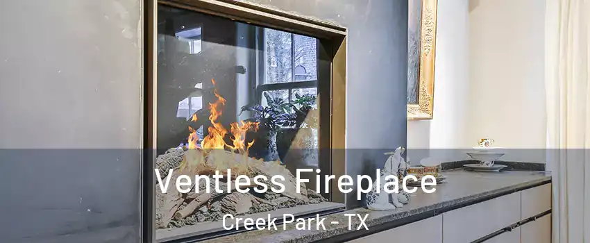 Ventless Fireplace Creek Park - TX