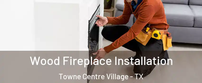 Wood Fireplace Installation Towne Centre Village - TX